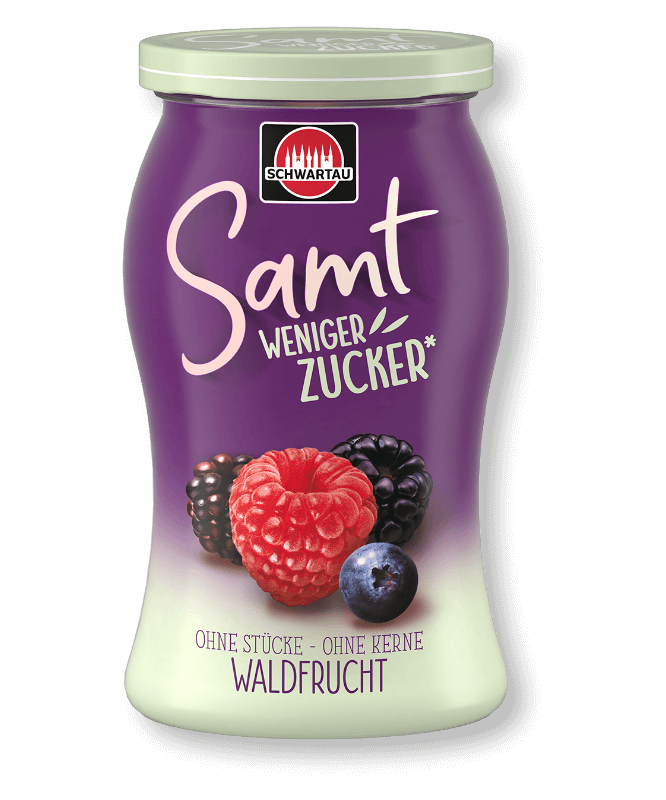 Schwartau Samt Weniger Zucker Waldfrucht, 255 g