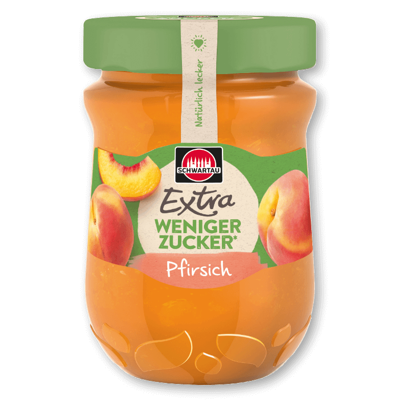 Schwartau Extra Weniger Zucker, Pfirsich 300 g